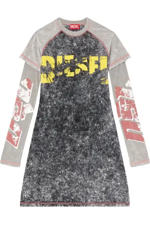 Diesel Minikleid im Layering-Look