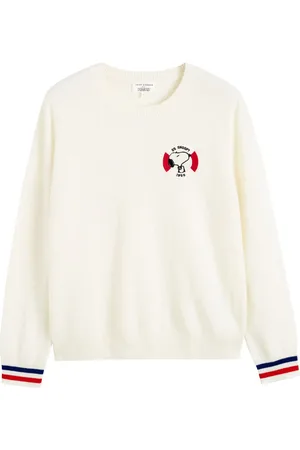 Chinti & Parker X Peanuts Pullover mit Snoopy-Applikation