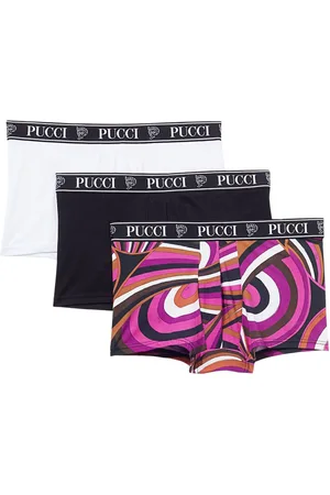 Puccini Boxershorts mit Marmo-Print (3er-Set)