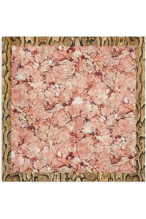 DRIES VAN NOTEN Seidenschal mit Blumen-Print