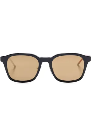 Thom Browne Sonnenbrille mit eckigem Gestell