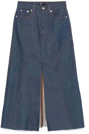 Maje Midirock aus Denim