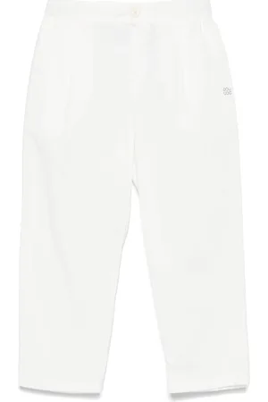 DOUUOD KIDS Hose mit Logo-Print