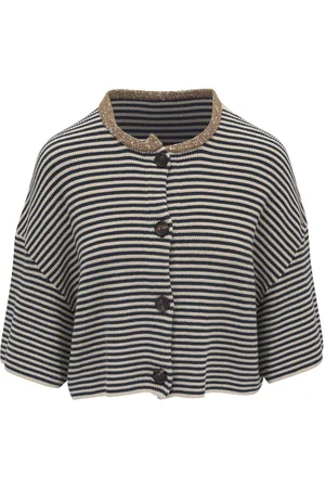 Brunello Cucinelli Gestreifter Cardigan