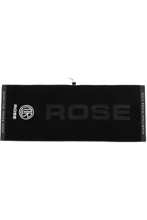 MARTINE ROSE Sporttuch mit Monogramm-Stickerei (100cm x 40cm)