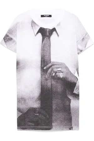 Balmain T-Shirt mit grafischem Print