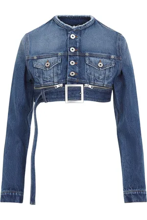 Jean Paul Gaultier Cropped-Jacke aus Denim