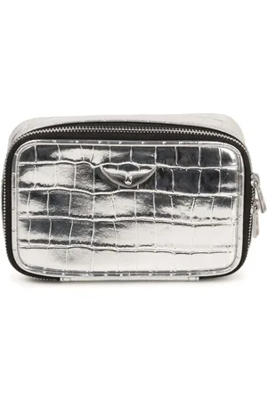 Zadig & Voltaire Schultertasche mit Kroko-Prägung