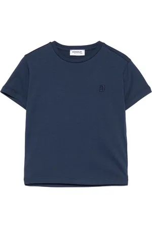 Dondup T-Shirt mit Logo-Stickerei