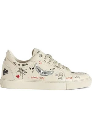 Zadig & Voltaire Fly On Love Tag Sneakers