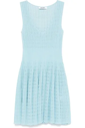ANTONINO VALENTI Geripptes Minikleid