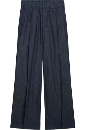 DRIES VAN NOTEN Wide Jeans mit Falten