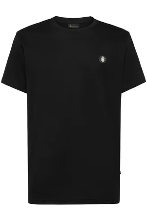 BILLIONAIRE T-Shirt mit Logo-Applikation