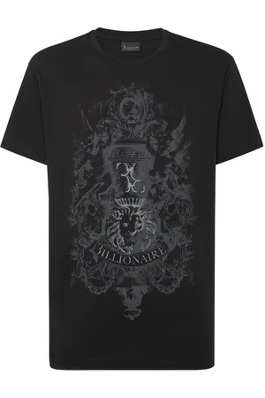 BILLIONAIRE T-Shirt mit Logo-Print