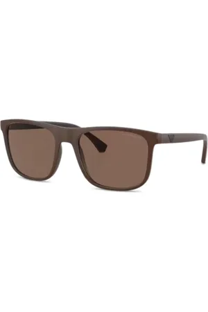 Emporio Armani Sonnenbrille mit eckigem Gestell