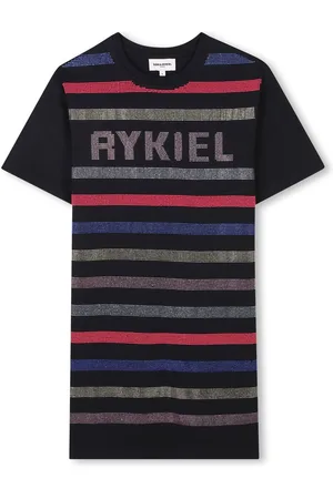 Sonia Rykiel Enfant Minikleid mit Logo-Verzierung