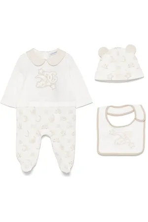 Dolce & Gabbana Strampler-Set mit Logo-Patch