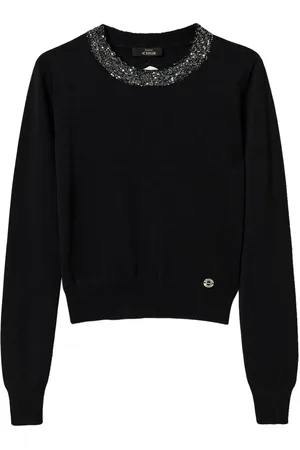 Twin-Set Pullover mit Paillettenverzierung