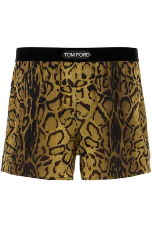 Tom Ford Boxershorts aus Satin mit Leoparden-Print