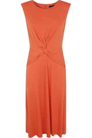 Ralph Lauren Drapiertes Midikleid