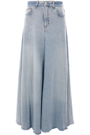 haikure Maxirock aus Denim
