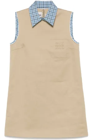 Miu Miu Minikleid im Layering-Look