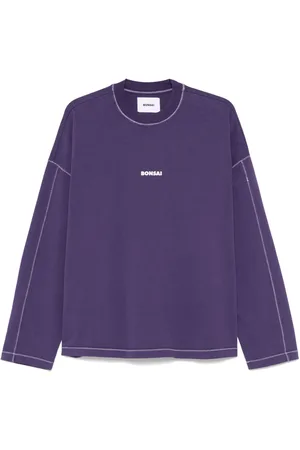 BONSAI Langarmshirt mit Logo-Print