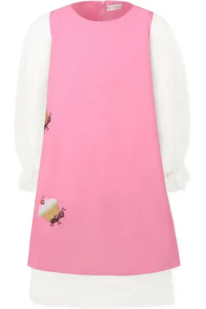 Pangolini Kids Kleid mit aufgestickten Details