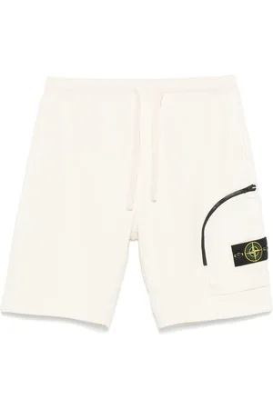 Stone Island Joggingshorts mit Kompass-Patch