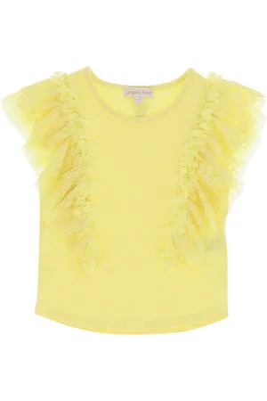 Angels Face T-Shirt mit Rüschendetail