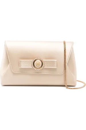 VERSACE Gianni Ribbon Clutch mit Kristallen
