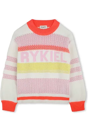 Sonia Rykiel Enfant Intarsien-Pullover mit Logo