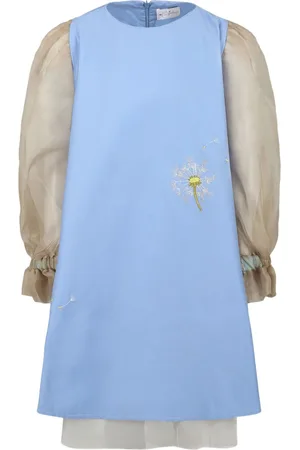 Pangolini Kids Kleid mit Blumenstickerei