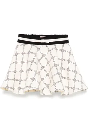 Elisabetta Franchi Rock mit Monogrammmuster