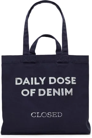 Closed Shopper mit Slogan-Print