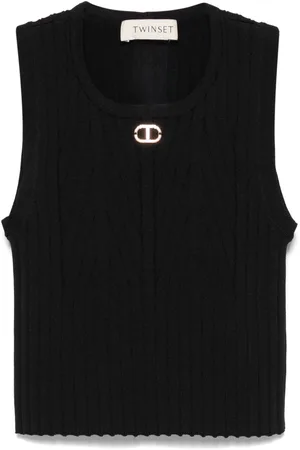 Twin-Set Geripptes Top