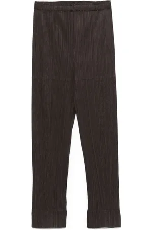 PLEATS PLEASE ISSEY MIYAKE Hose mit Bundfalten