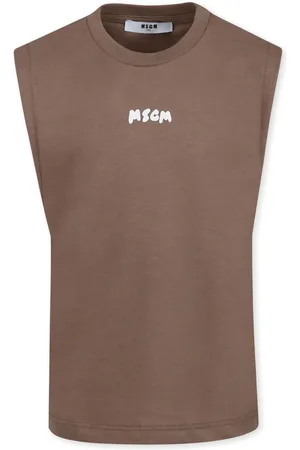 Msgm Tanktop mit Logo-Print