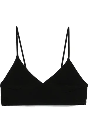 Norma Kamali Cropped-Top mit Spaghettiträgern