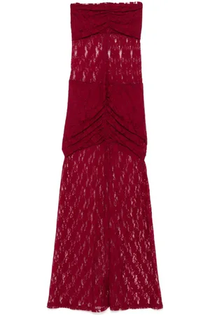 ROTATE Maxikleid aus Spitze