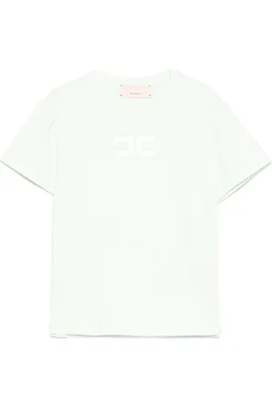 Elisabetta Franchi T-Shirt mit Logo-Prägung