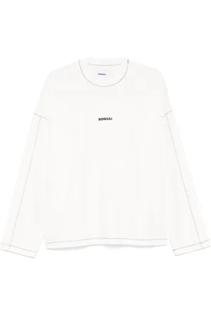 BONSAI Langarmshirt mit Logo-Print
