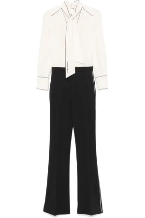 Elisabetta Franchi Jumpsuit aus Georgette-Krepp
