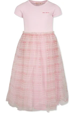 Marni Kleid mit Logo-Stickerei