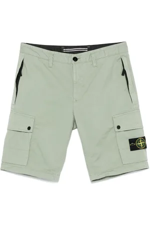 Stone Island Shorts mit abnehmbarem Patch