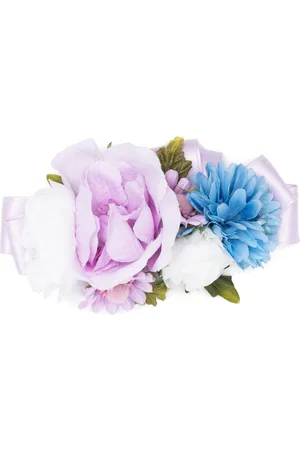 COLORICHIARI Haarspange mit Blumen-Applikation