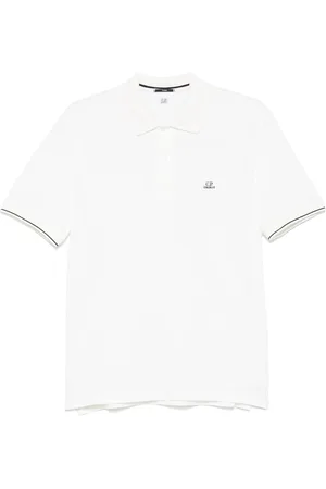 C.P. Company Poloshirt mit Logo-Patch