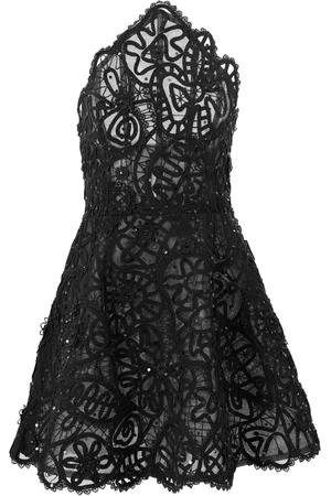 Carolina Herrera Besticktes Minikleid
