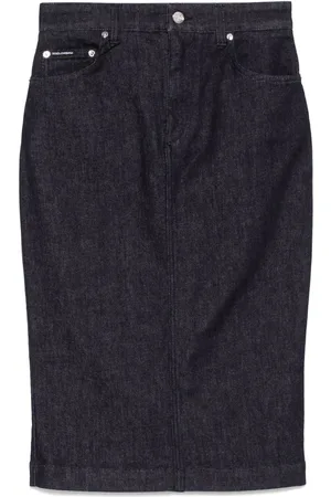 Dolce & Gabbana Midirock aus Denim