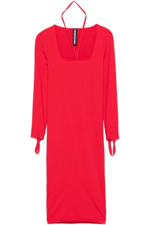 ANDREADAMO Midikleid aus Design-Jersey